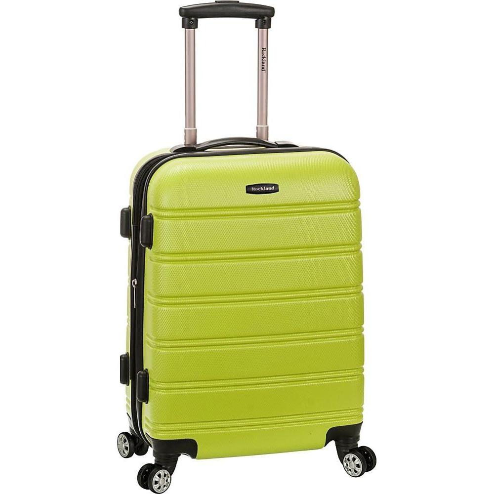 Rockland Melbourne Hardside Expandable Spinner Wheel Luggage Set, Purple, Carry-On 20-Inch and Tote 14-Inch(LIME)